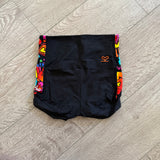 Katrina Activewear, Wear 2 Way Shorts in Black, YM - Final Sale