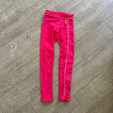 Cove Danceweaar, Striped Leggings in Cherry Pink, CS Child 6/7 - Final Sale