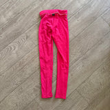 Cove Danceweaar, Striped Leggings in Cherry Pink, CS Child 6/7 - Final Sale