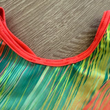 GK Elite, Simone Biles Bright Yellow Green Orange Leotard, CL Child 8/10 - Final Sale