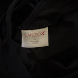 Capezio, Low Back Mesh Detail Leotard in Black, AS - Final Sale