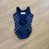 Motionwear, Fliptastic White Stars Blue Gym Leotard, CL Child 12/14
