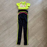 Open Back Neon Crop Top and Pants Set, Child 7/8 - Final Sale