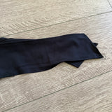 Soel Dancewear, Side Tie High Low Tango Ballroom Skirt in Black, CM Child 7/8 - Final Sale