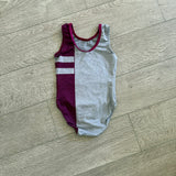 GK Elite, Simone Biles Jersey Leotard in Red and Grey, CM Child 7/8 - Final Sale