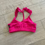 Tiger Friday, Sweetheart Crop Top in Fuchsia Pink, CL Child 8/10