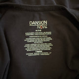 Danskin, Basic Short Sleeves Black Leotard, Child 7/8 - Final Sale
