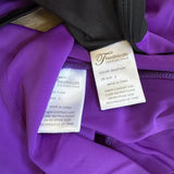 Theatricals, Twist Back Bra and Biker Shorts in Purple, AS Women's 2/4