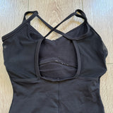 Baltogs, Mesh Back Leotard in Black, CM Child 6/7 - Final Sale