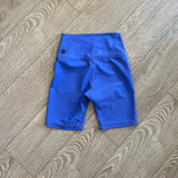 Five Dancewear, Royal Blue Cross Over Biker Shorts, PA Child 12/14