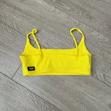 Tiger Friday, True Cami Bra in Ribbed Lemon Yellow, AXS 0/2