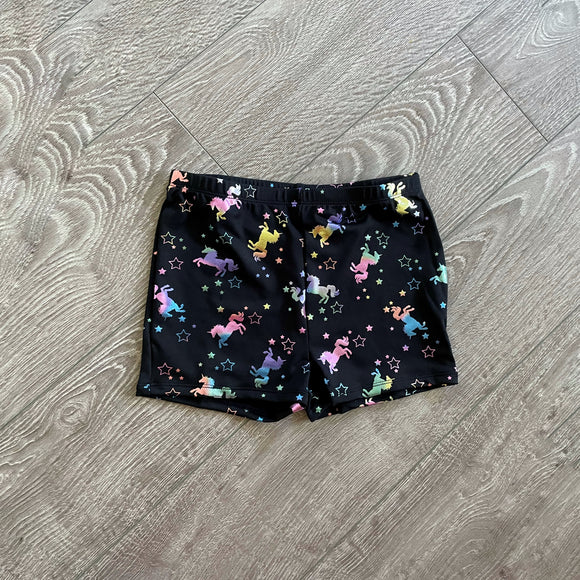 Jacques Moret, Shiny Unicorn Black Dance Shorts, CM