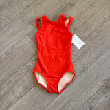 Jo+Jax, Ignite Leotard in Electric Red Orange