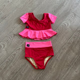 Kandi Kouture Dancewear, Valentine's Sweetheart Set in Red Pink, CL