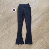 Kandi Kouture Maiya Flare Pant in Black back