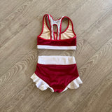 Kandi Kouture, Velvet Christmas Set in Red White, CL