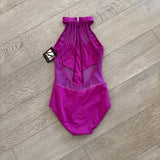 LA Dance Designs, Luna Leotard in Hibiscus Purple back