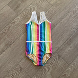 LA Dance Designs, Pastel Rainbow Striped Leotard, CM