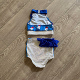 Little Londyn, Forth of July Popsicle Set in Silver Blue,