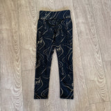 Old Navy Activewear, PowerSoft Silver Swirl Leggings in Black, CM 