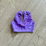 Purple Pixies, Olivia Ruffle Top in Purple, CM 