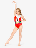 Destira Leotards, Christmas "Mrs. Claus" Leotard, CXL Child 12/14