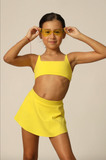 Tiger Friday, True Cami Bra and Belief Brief in Ribbed Lemon Yellow, AXS 0/2 - Final Sale