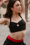 Five Dancewear, Halo Bra in Black White, AS Women's 4/6 - Final Sale