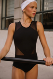 Five Dancewear, Breakfast At Tiffanys Leotard in Black, YL Child 7/8 - Final Sale