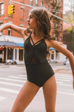 Five Dancewear, Manhattan Leotard in Black, YXL Child 10 - Final Sale