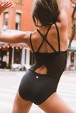 Five Dancewear, Manhattan Leotard in Black, YXL Child 10 - Final Sale