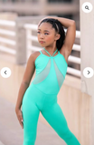 Second Skin, Manhattan Unitard in White, CM Child 7/8 - Final Sale