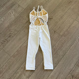 Second Skin, Manhattan Unitard in White, CM