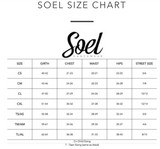 Soel Dancewear, Side Tie High Low Tango Ballroom Skirt in Black, CM Child 7/8 - Final Sale