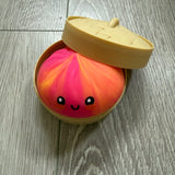 Tie Dye Viral Squishy Dumpling Orange