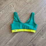 Tiger Friday, 13 reversible Crop Top in Spring Green, CXL