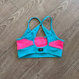 Tiger Friday, Bandit Crop in BubbleYum Pink Blue, CL 