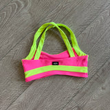 Tiger Friday, Blade Bra in Waikiki Yellow Pink, CXL