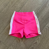 Tiger Friday Dancewear, A-List Shorties in Malibu Pink White, CXL 