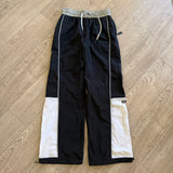 Tiger Friday Dancewear, Blocking Wide Leg Joggers in Black White, AXS
