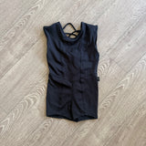 Tiger Friday Dancewear, Bombshell Jumpsuit in Black, CXL