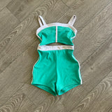 Tiger Friday Dancewear, Broadway Jumpsuit 2.0 in Tidal Green, CL