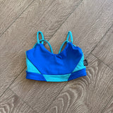 Tiger Friday Dancewear, Cali Crop Top in Barbados Blue