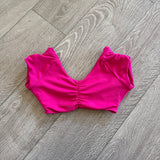 Tiger Friday Dancewear, Charmed Crop Top in Fuchsia Pink, CM