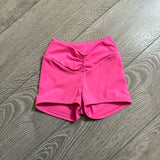 Tiger Friday Dancewear, Flattery Shorties in Hot Punk Pink, CS