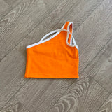 Tiger Friday Dancewear, Journey Crop in Julius Orange, CL