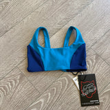 Tiger Friday Dancewear, June Crop Top in Acadia Blue, CXL
