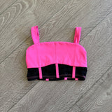 Tiger Friday Dancewear, McKinney Crop Top in PopRock Hot Pink