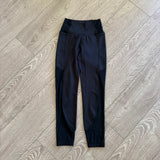 Tiger Friday Dancewear, Mesh Detail Matrix Leggings in Black, CM