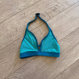 Tiger Friday Dancewear, Premiere Bralette top in Ocean Teal Blue, CXL